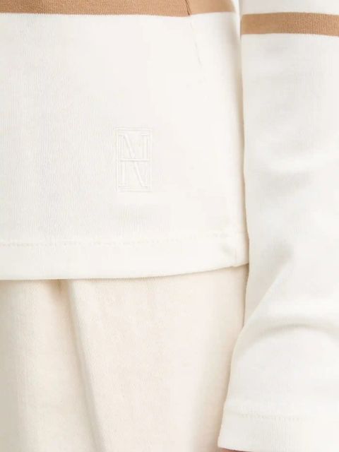 Marc O'Polo longsleeve bawełniany kolor beżowy 508207452151