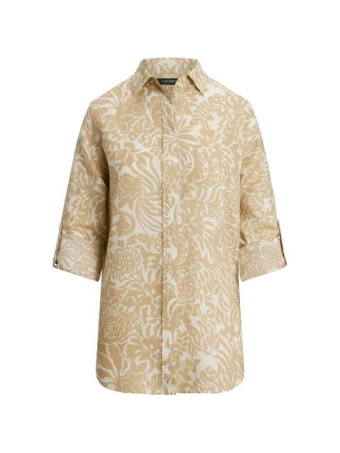 Lauren Ralph Lauren floral shirt - Neutrals - zdjęcie produktu nr 1