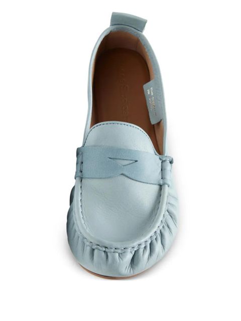 Acne Studios ruched loafers - Blue