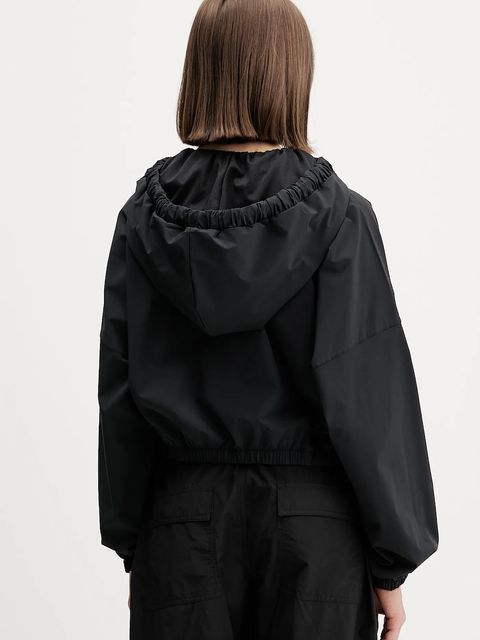 adidas Originals bluza Ribbon Off Placed 3 Stripes Tracktop damska kolor czarny z kapturem z aplikacją JX2698 - zdjęcie produktu nr 2