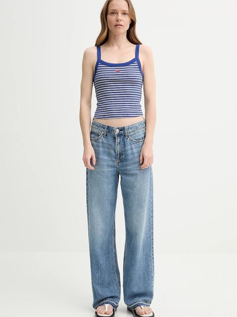Rag & Bone jeansy damskie kolor niebieski WDD24H2935FWOR - zdjęcie produktu nr 2