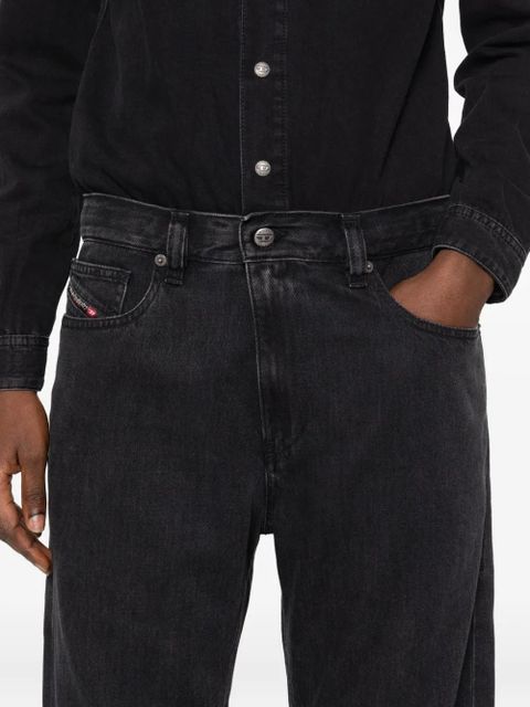 Diesel button-fastening jumpsuit - Black