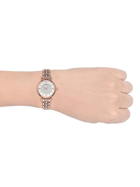 Emporio Armani zegarek AR11244 damski kolor złoty