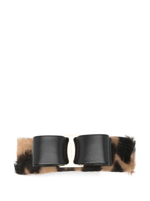 Ferragamo Vara hair clip - Brown - zdjęcie produktu nr 1