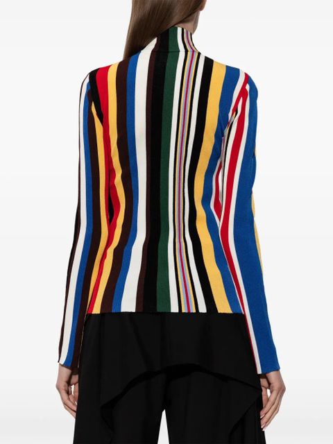 LOEWE striped ribbed top - Red
