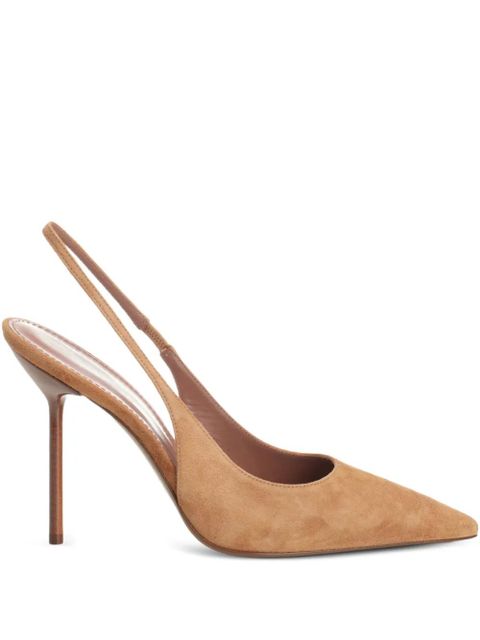 Paris Texas Lidia slingback pointed-toe pumps - Neutrals - zdjęcie produktu nr 1