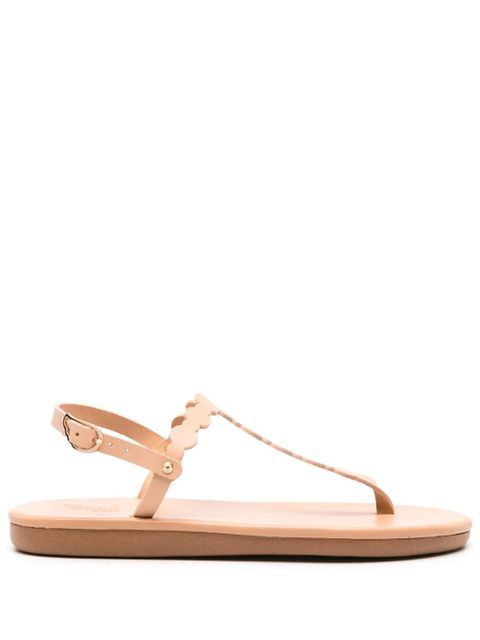 Ancient Greek Sandals Velos flat leather sandals - Neutrals - zdjęcie produktu nr 1