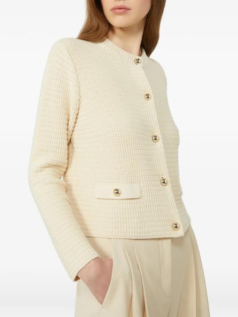 Max Mara button pocket cardigan - Neutrals