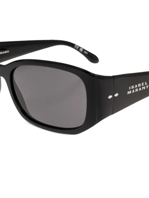Isabel Marant Eyewear rectangle-frame sunglasses - Black