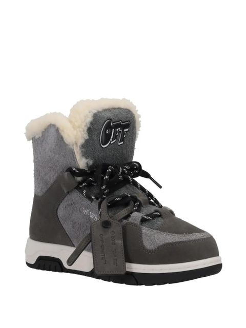Off-White shearling boots - Grey - zdjęcie produktu nr 1