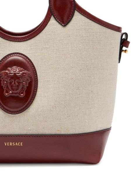Versace Medusa plaque canvas tote bag - Neutrals - zdjęcie produktu nr 2