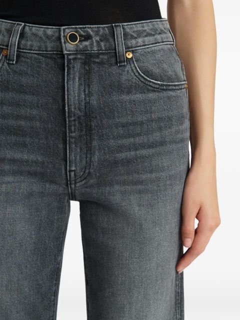 KHAITE Danielle straight-leg jeans - Grey