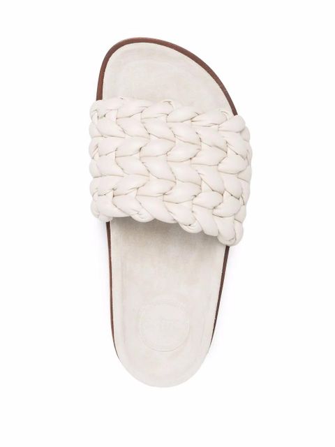 Chloé woven flat slides - Grey - zdjęcie produktu nr 2