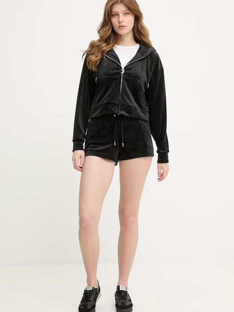 Juicy Couture szorty damskie welurowe TAMIA SHORTS - zdjęcie produktu nr 1