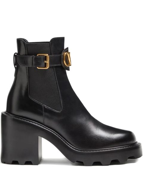 Valentino Garavani 90mm VLogo Signature Chelsea boots - Black - zdjęcie produktu nr 1