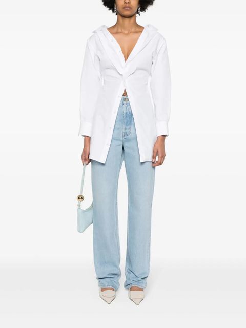 Jacquemus Le de-Nîmes droit straight-leg jeans - Blue - zdjęcie produktu nr 2