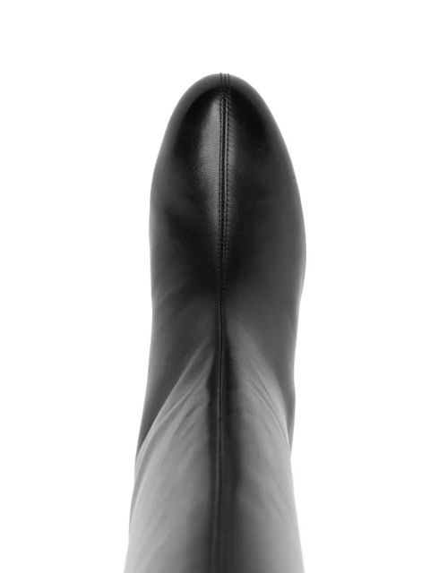 TOTEME Downtown nappa knee-high boots - Black