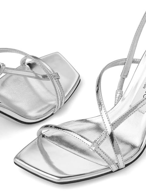 Jimmy Choo Etana 80mm sandals - Silver