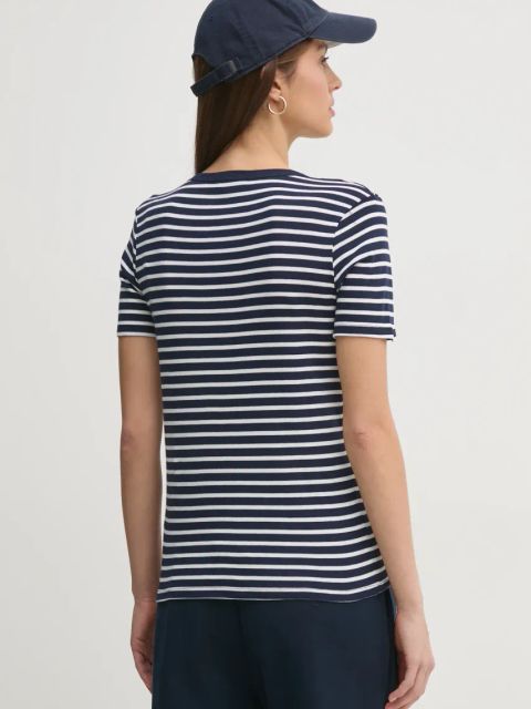 United Colors of Benetton t-shirt bawełniany kolor granatowy 30YSE16A0