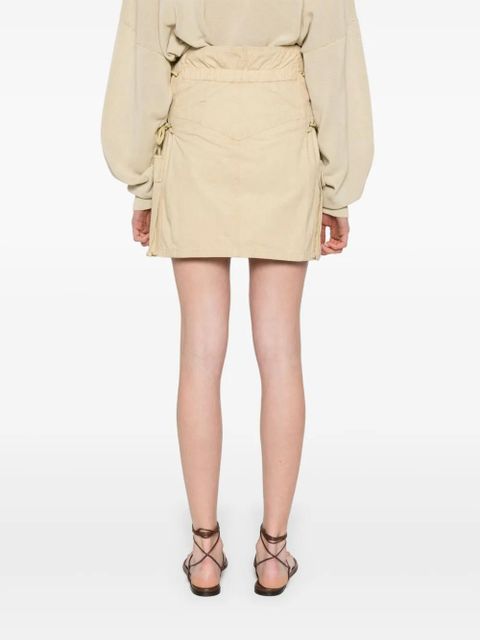 ISABEL MARANT Iteli mini skirt - Neutrals