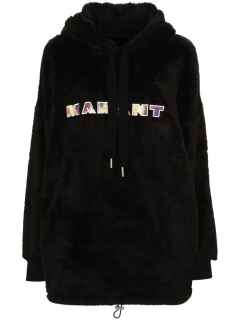 MARANT ÉTOILE Martia fleeced hoodie - Black - zdjęcie produktu nr 1