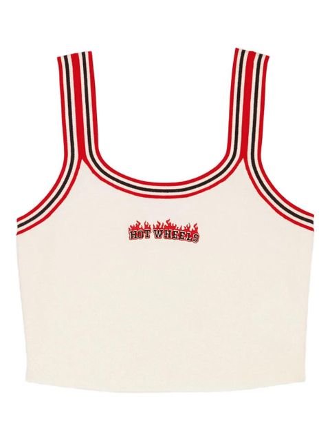 Maje flame-detail crop top - White - zdjęcie produktu nr 1