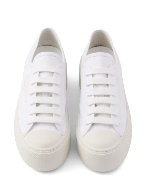Prada lace-up sneakers - White