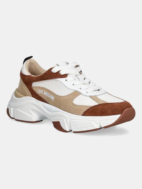 Love Moschino sneakersy damskie kolor biały JA15246G1NIQF10B - zdjęcie produktu nr 2