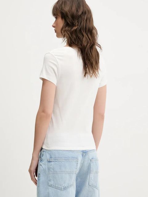 Tommy Jeans t-shirt bawełniany 2-pack damski kolor granatowy DW0DW21367 - zdjęcie produktu nr 2