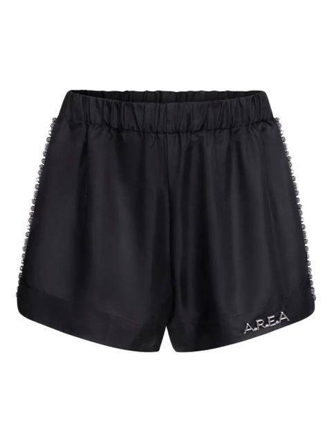 AREA crystal trim track shorts - Black - zdjęcie produktu nr 1