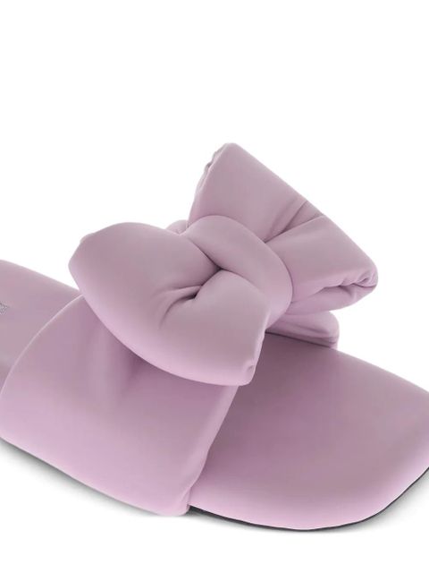 Off-White bow padded slides - Purple - zdjęcie produktu nr 2