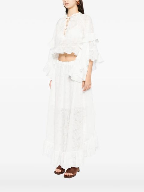 ZIMMERMANN Daylight blouse - White