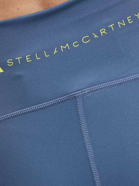 adidas by Stella McCartney legginsy treningowe TruePurpose Optime kolor niebieski gładkie JJ0128