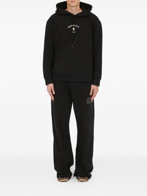 MM6 Maison Margiela logo-print hoodie - Black - zdjęcie produktu nr 2