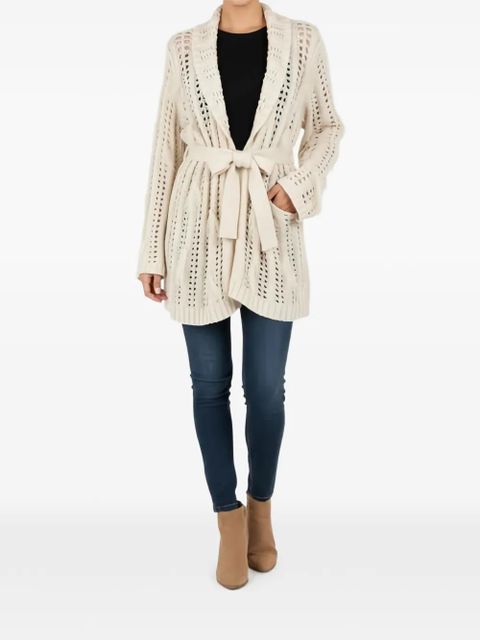 TWINSET belted cardigan - Neutrals - zdjęcie produktu nr 2
