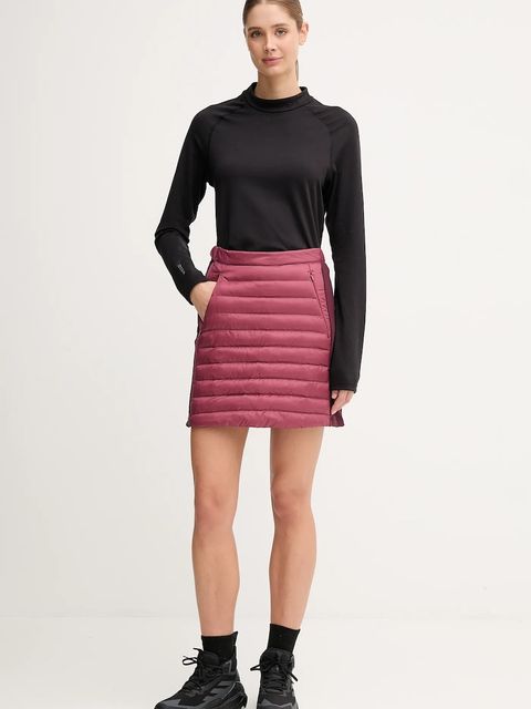 Jack Wolfskin spódnica sportowa ROUTEBURN PRO kolor różowy mini prosta A65184 - zdjęcie produktu nr 2