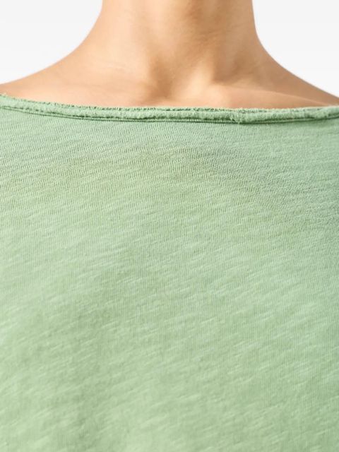 American Vintage Sonoma long-sleeve boat-neck top - Green