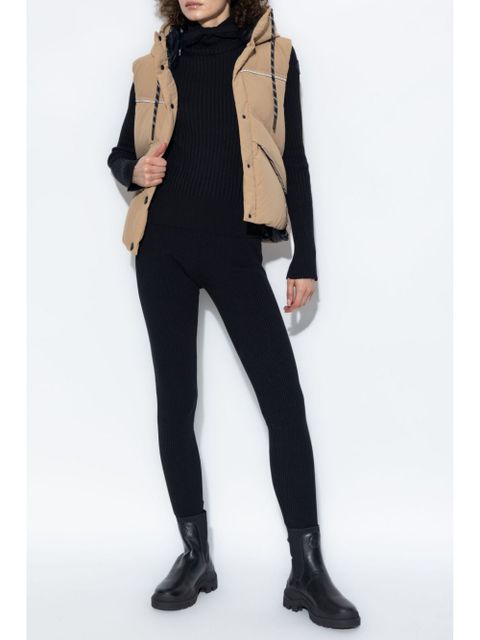 Moncler logo-appliqué leggings - Black - zdjęcie produktu nr 2