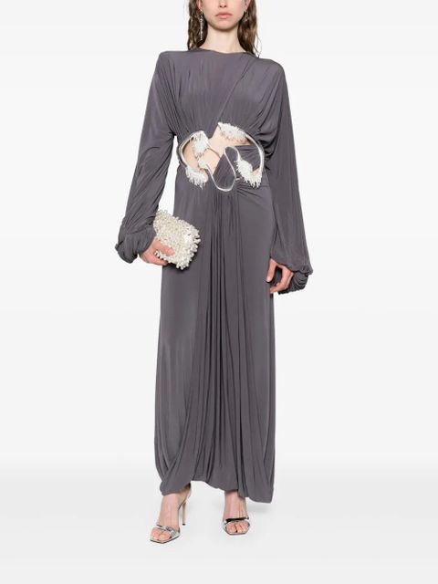 Christopher Esber Sculptured Torso maxi dress - Grey