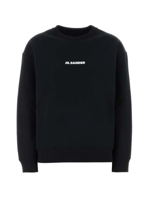Jil Sander cotton sweatshirt - Black - zdjęcie produktu nr 1