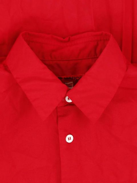 Comme Des Garçons pleated-back shirt - Red