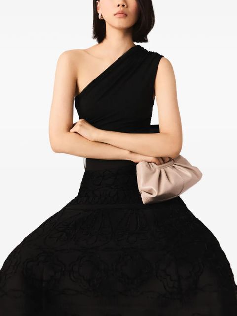Maje asymmetric one-shoulder body - Black