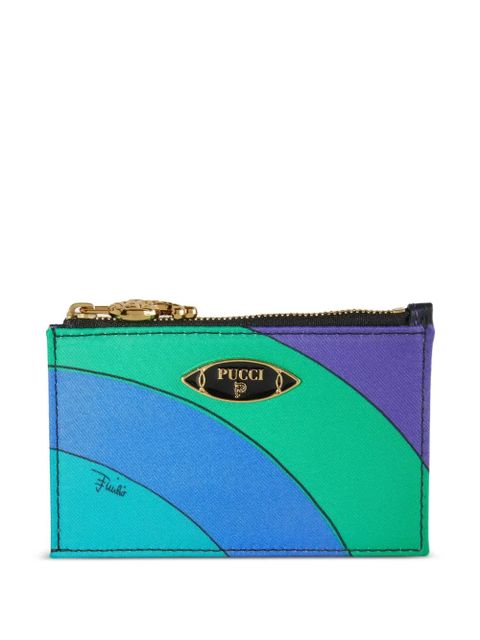 PUCCI Iride-print cardholder - Green - zdjęcie produktu nr 1
