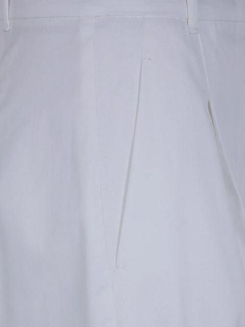 Max Mara pleated wide-leg trousers - White