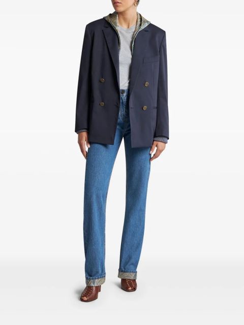 ETRO double-breasted blazer - Blue
