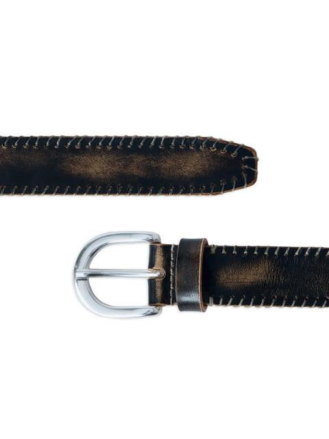 OUR LEGACY leather belt - Brown