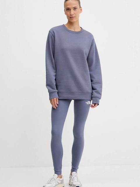 The North Face legginsy Simple Dome damskie kolor fioletowy z nadrukiem NF0A8C1XBTR1 - zdjęcie produktu nr 2