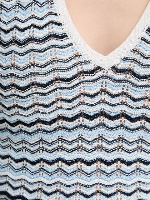 Morgan top kolor niebieski MINKO