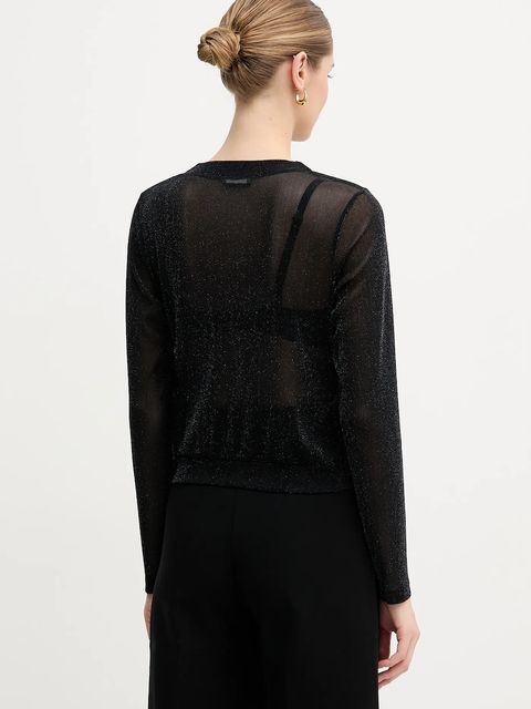 United Colors of Benetton kardigan damski kolor czarny lekki 33UXD500Y