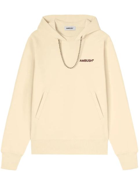 AMBUSH ball chain-detail hoodie - Neutrals - zdjęcie produktu nr 1